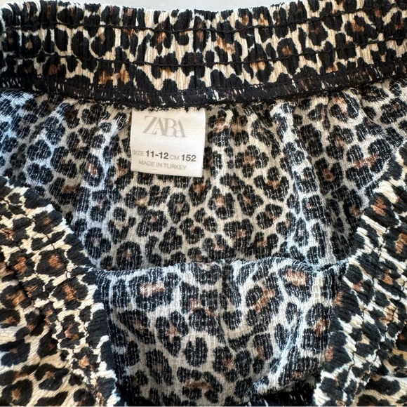 Zara leopard print skirt. 11-12yrs - Picture 3 of 4